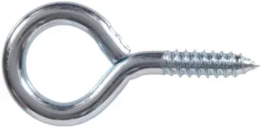 0.135 X 1.1875-Inch Zinc-Plated Screw Eye Hook 1