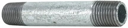 1-1/2" X 2" Galvanized Steel Pipe Nipple 1
