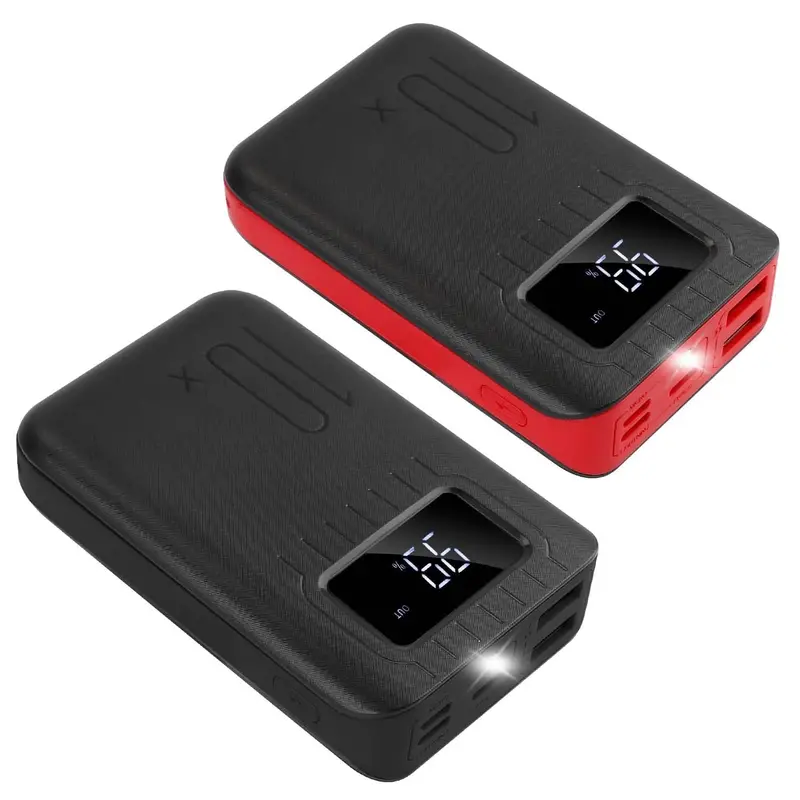 10000 Mah Portable Power Bank With Dual Usb Ports And Lcd Power Display 1