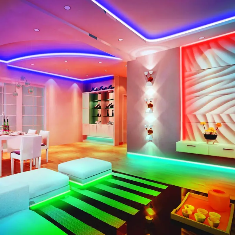 16.4-Foot Rgb Led Strip Light With 150 Color-Changing Diodes 1