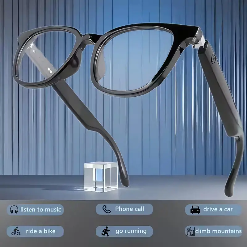 2025 Smart Wearable Glasses – Auto-Dimming Lenses, Touch Controls, And Hands-Free Audio Support 1