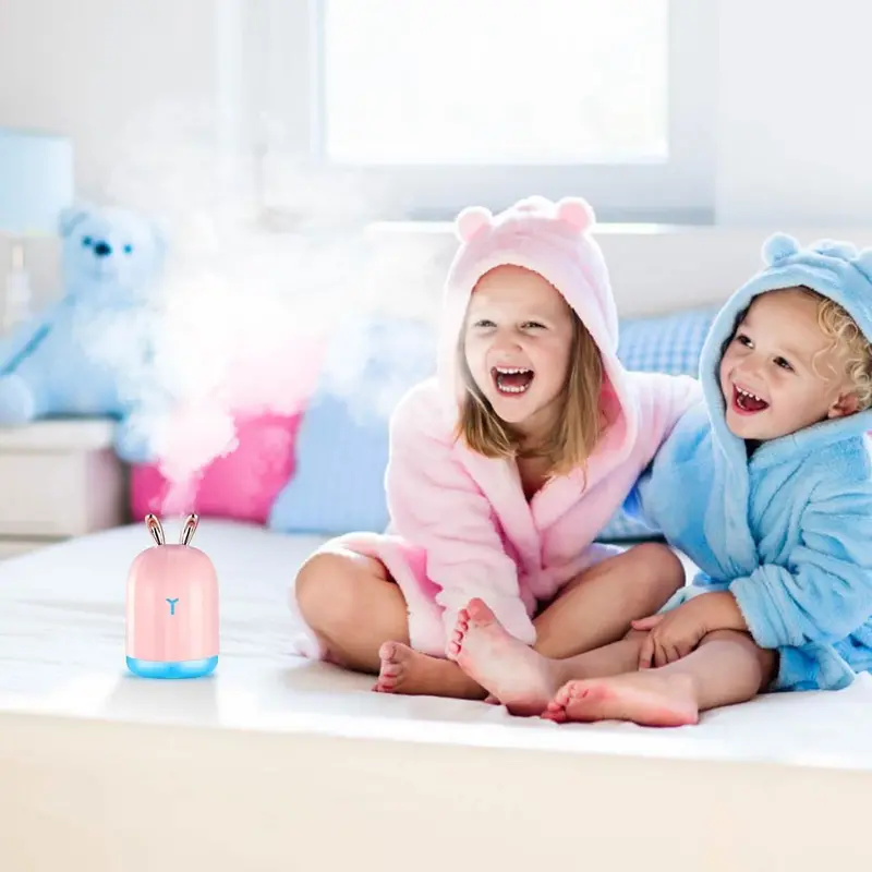 220Ml Color-Changing Ultrasonic Humidifier & Aroma Diffuser 1