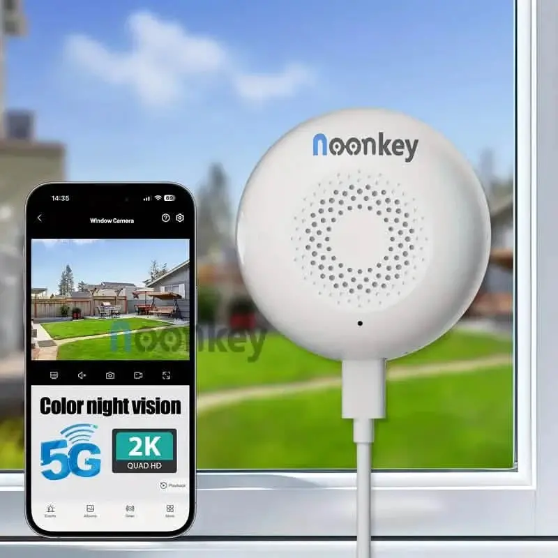 2K Wireless Indoor Security Camera – Dual-Band Wi-Fi (2.4Ghz/5Ghz), Chromax Ai Night Vision, Continuous Recording 1