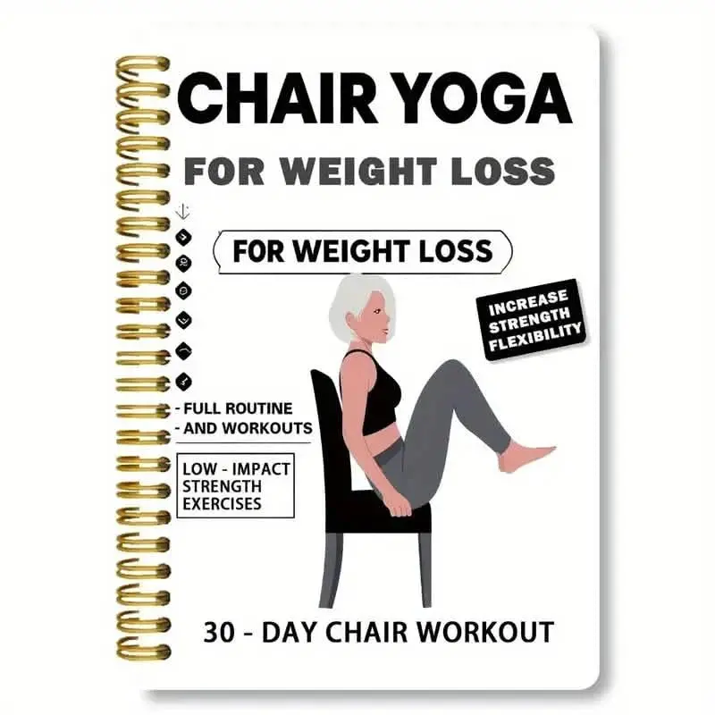 30-Day Chair Yoga Journal – Guided 15-Minute Daily Routines & Progress Tracker 1