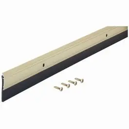 36-Inch Bright Gold Aluminum-And-Vinyl Door Sweep 1
