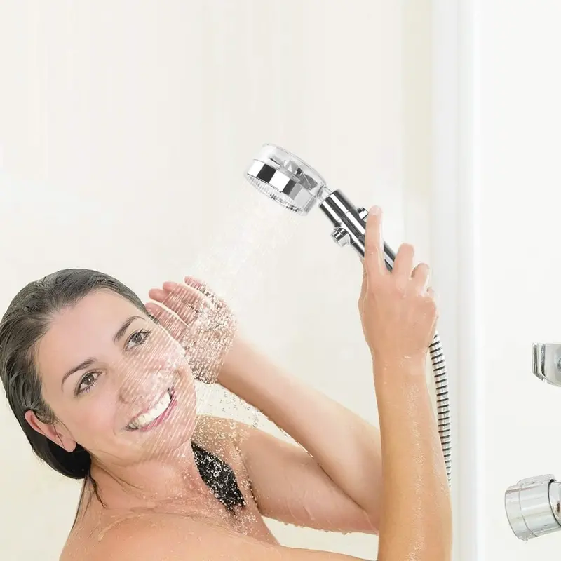 360° Swivel High-Pressure Shower Head – Water-Saving Handheld Spray Nozzle 1