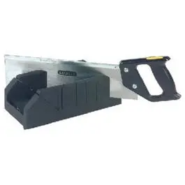 Adjustable Miter Box With Integrated Saw And Built-In Storage 1