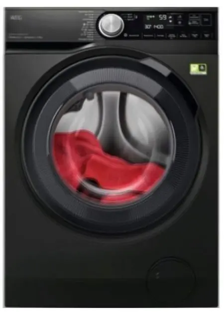 Aeg 11Kg Front-Load Washer – A+++ Rated, 1400Rpm, Inverter Drive, Matte Black Appliance 1