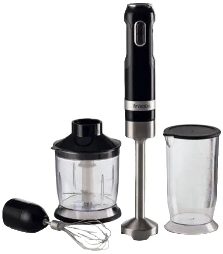 Ariete 1000 W Hand Blender – 4 Stainless Steel Blades, 10-Speed Control, Black 1