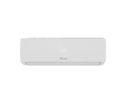 Atlas 1.5-Ton Inverter Air Conditioner – Energy-Efficient Cooling & Heating (A++/A+), 18,000 Btu, Minimalist White Unit 1