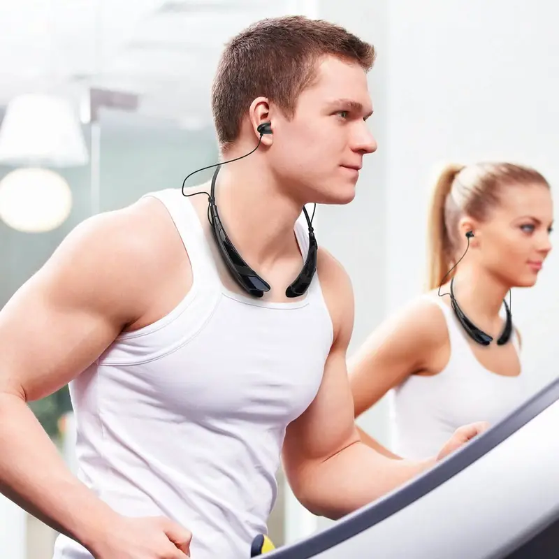 Bluetooth 5.0 Wireless Neckband Headphones – Sweat-Resistant Sport Earphones 1