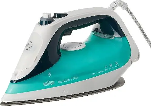 Braun Eloxalplus Steam Iron – 2400W Power, 3 Heat Settings, Emerald Green Body 1