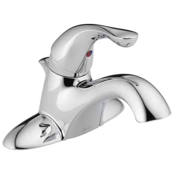 Delta Classic Chrome Centerset Lavatory Faucet With 4" Spout Reach 1