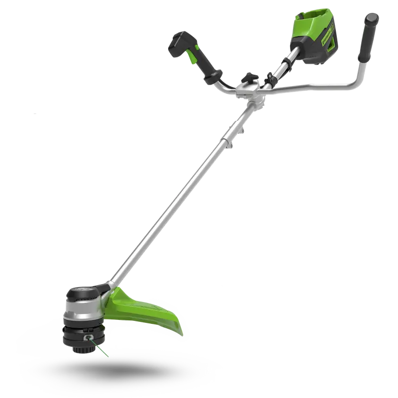 Greenworks 60V Cordless Brushcutter – Adjustable Shaft & Guard 1