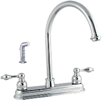 High-Arc Kitchen Faucet With Commercial-Style Spout – Model 32154Cp 1