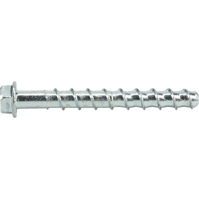 Hillman Screw-Bolt+ Masonry Fastener – 1/2" X 4", Zinc-Plated (10-Pack) 1