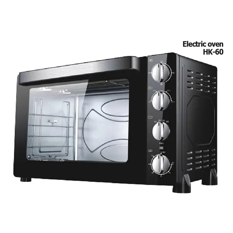Home 60-Litre Digital Electric Oven With Timer & Audible Alert – 2200W, Black 1