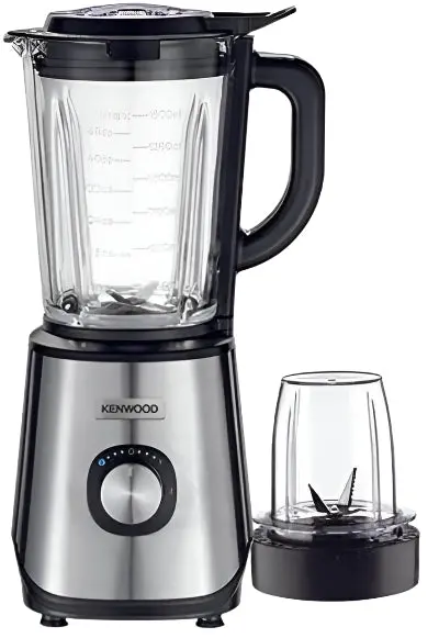 Kenwood Glass Blender – 2L Capacity, 1000W Motor, Stainless Steel Base, Black 1
