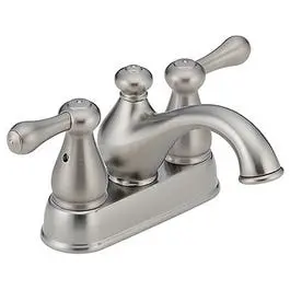 Leland Stainless Steel Two-Handle Lavatory Faucet 1