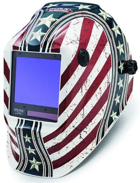 Lincoln Electric Viking 3350 Auto-Darkening Welding Helmet – Daredevil Design (K3683-4) 1