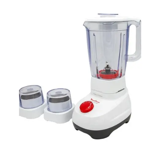 Moulinex 2-Speed Blender – 700W Motor, 2L Bpa-Free Jar, Modern White Design 1