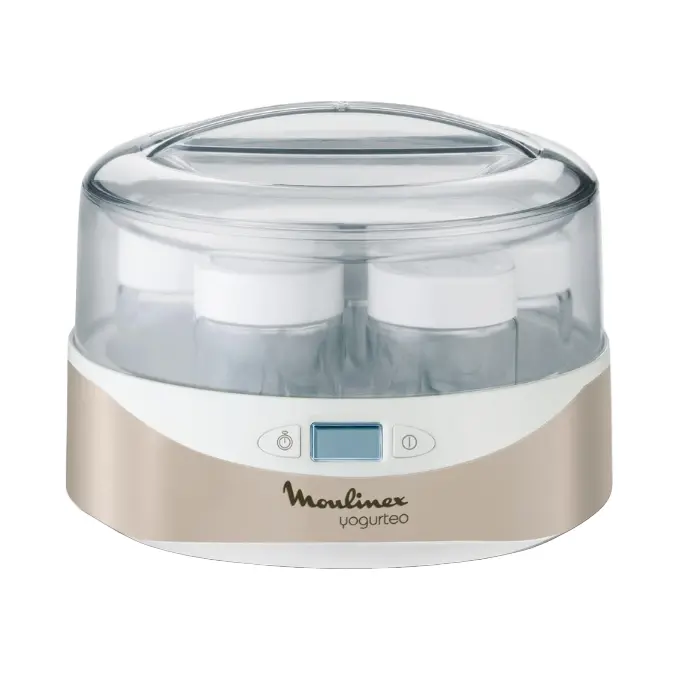 Moulinex Yogurt Maker – 6-Jar Capacity, 13W Low-Energy Operation, Stylish White Housing 1