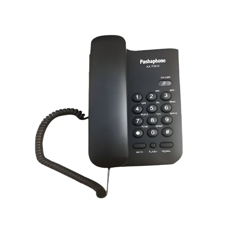 Panaphone All-In-One Landline Telephone System With Integrated Answering, Speakerphone & Call Management – Matte Black 1