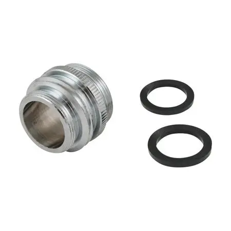 Plumb Pak Dual-Thread Chrome Faucet Aerator – 15/16" × 55/64" 1