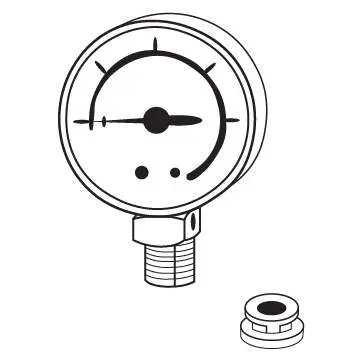 Presto Pressure Canner Steam Gauge With Black Rubber Adapter – Fits 22-Qt Models 1