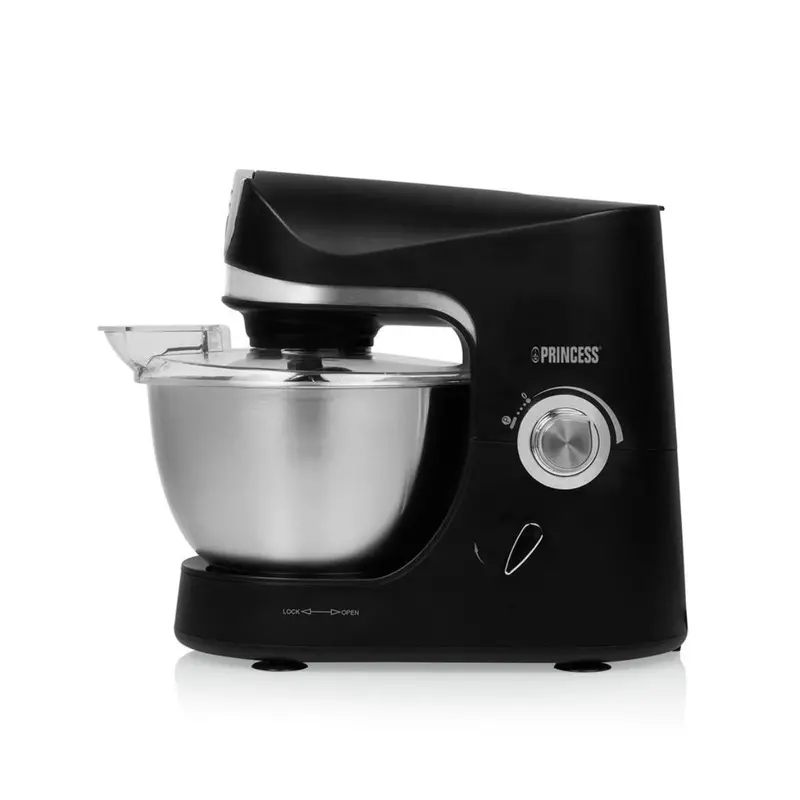 Princess Compact Kitchen Machine – 4.3L Bowl, 1300W Power, Stylish Black 1