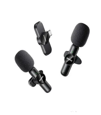 Remax Ryu Sic Pro Wireless Lavalier Mic – 2.4Ghz Low-Latency Audio Transmission 1