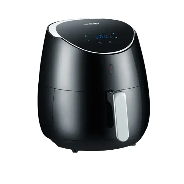 Severin Ceramic Air Fryer – 8 Preset Programs, 5L Basket, 2000W Rapid Air Technology, Matte Black 1