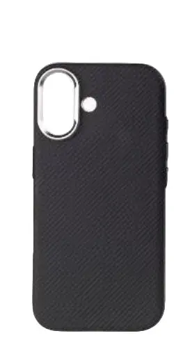 Totu Carbon Fiber Magnetic Case For Iphone 17 – Minimalist Black Design 1