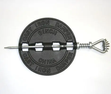 Us Stove 8-Inch Manual Damper For Wood Stove And Fireplace Venting 1