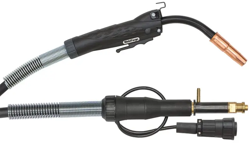 Weld-Forge Tweco-Style No. 2 Mig Gun — 15 Ft, Compatible With Lincoln Ln Connectors 1
