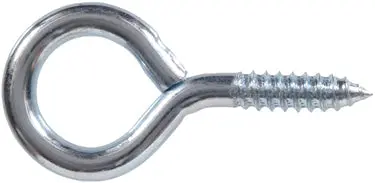 Zinc-Plated Screw Eye, 0.263" X 2.625" 1