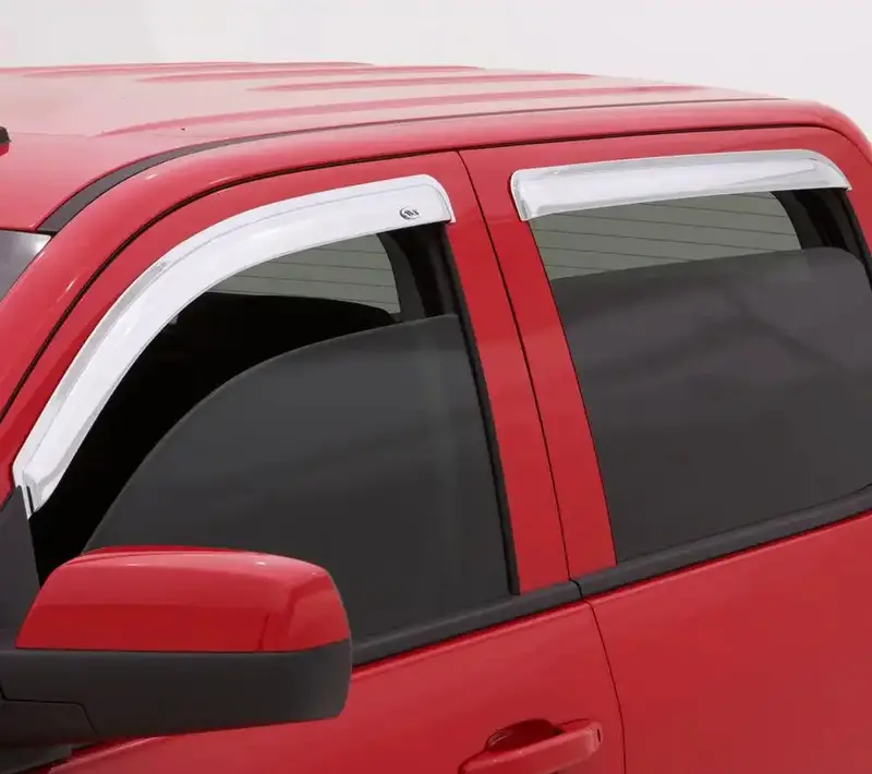 Auto Ventshade (Avs) Chrome Exterior-Mount Ventvisor Deflectors – 4-Piece Kit 1